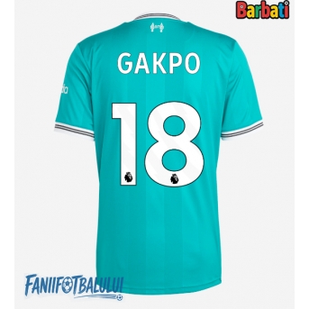 Liverpool Cody Gakpo #18 Tricou Fotbal Replică 2025-26 Barbati Treilea
